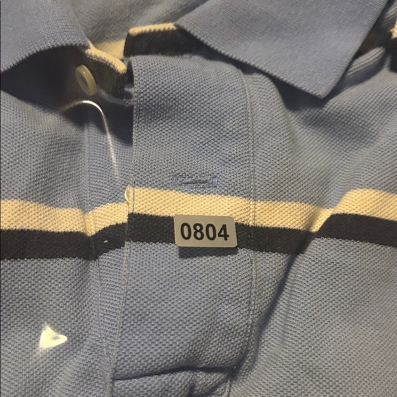 Polo Ralph Lauren XL Blue Striped Polo Shirt Short Sleeve Classic Fit
(804) - Picture 7 of 7